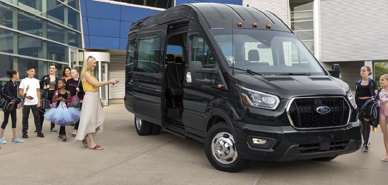 2025 Black Ford Transit