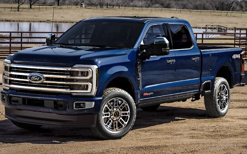 2025 Blue Ford Supoer Duty